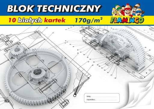 TECHNICKÝ BLOK A4 120g BIELY 10 PROTOS LIST