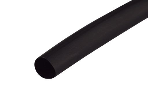 Čierna zmršťovacia bužírka 16mm - 1m