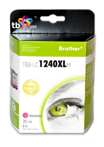 Tlačový atrament TB pre Brother LC1240XL Magenta FV