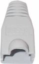 KRYT ZÁSTRČKY 8p8c RJ45 RJ-45 [10 kusov] sivý