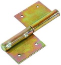 Kovaný plochý pozinkovaný dverný záves 120mm