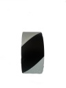 ČIERNO-BIELA ​​VÝSTRAŽNÁ PÁSKA 50 MM x 33 M OHS NA ČIAROVÚ SAMOLEPIACI