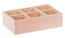Drevená dekorácia ORGANIZÁTOR KONTAJNER DECOUPAGE