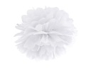 Papierová bambulka 25cm biela 1 ks pp25-008