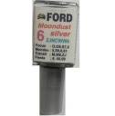 STRIEBORNÁ LAKA FORD MOONDUST TESTUP NA ŠKRABANINY ARA