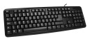 QWERTY KLÁVESNICA CIC KB-2106, ČIERNA