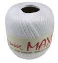 MAXI šnúra 100% Bavlna 100g / 565m - BIELA