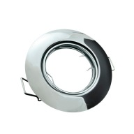 Zápustné svietidlo MR16 ROUND nastaviteľné CHROM