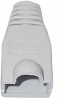 KRYT ZÁSTRČKY 8p8c RJ45 RJ-45 [10 kusov] sivý