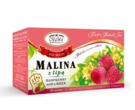 MALWA ČAJ OVOCNÝ ČAJ MALINA S ODKAZOM 20TB
