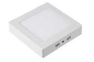 Prisadený LED panel 12W PLAFON štvorcový držiak lampy