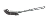 KOVOVÁ RUČNÁ DRôTENÁ KEFA 210 mm, ZAHNUTÁ