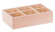 Drevená dekorácia ORGANIZÁTOR KONTAJNER DECOUPAGE