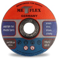 KOVOVÉ REZNÉ KOTOUČE 115x1,2x22,2 MET-FLEX