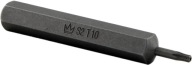 KONCOVÝ BIT 10MM TORX T10 x 75MM S2 S OTVOROM