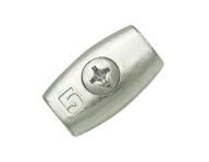 KRUHÁ SVORKA NA VEDER, OVÁLNA, 3mm