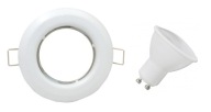 SVIETIDLO HALOGÉNOVÁ LAMPA + GU10 LED ZÁSUVKA 3W