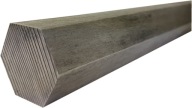 Šesťhranná tyč z nehrdzavejúcej ocele S11 mm, dĺžka 500 mm AISI 303