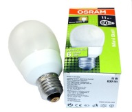 ENERGETICKÁ ÚSPORA ŽIAROVKY OSRAM 11W = 60W E27