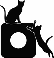 NÁLEPKA pod kontaktnú zásuvku SWITCH CAT do detskej izby