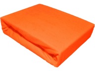 Oranžová froté plachta na prebaľovací pult