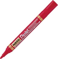 Permanentný popisovač PENTEL N850, okrúhly červený