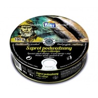 Šproty údené v rastlinnom oleji 160g Kier