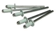 ALU-OCEL 4,8x16 trhacie nity, BIELE 10 ks.