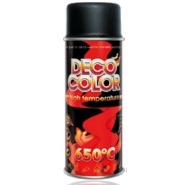 DECO COLOR TERMOLAK 650 stupňov 400ml ČIERNA