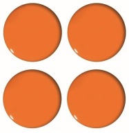 Oranžové magnety 40mm 4 kusy TETIS GM402-P4
