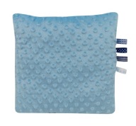 OLKA OBOJSTRANNÝ vankúšik do kočíka MINKY 30x30 modrý