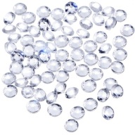 DIAMANTOVÉ KONFETTI 12mm ČERÉ kryštály 100 ks