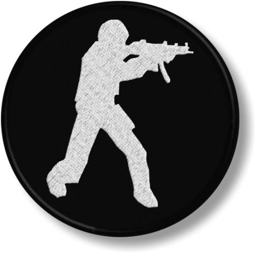 Nášivka Counter Strike CS-GO, nažehľovačka