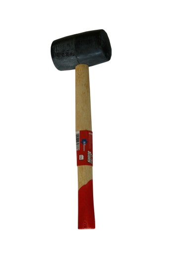 GUMOVÉ KLADIVO DREVENÁ RÚČKA PRIEMER 55MM 350G