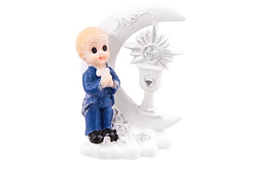 Prijímacia figúrka na torte pre chlapca COMMUNION KF3C