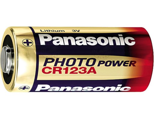 CR123 cylindrická lítiová batéria Panasonic 1 ks.