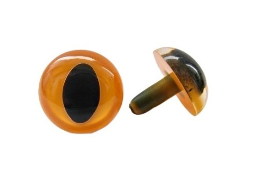 Mačacie oči krimpovacie oči pre maskotov 15mm CAT P