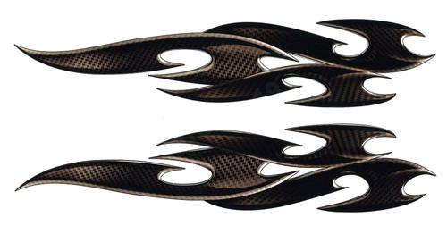 TRIBAL CARBON CARBON AUTO TUNING NÁLEPKA
