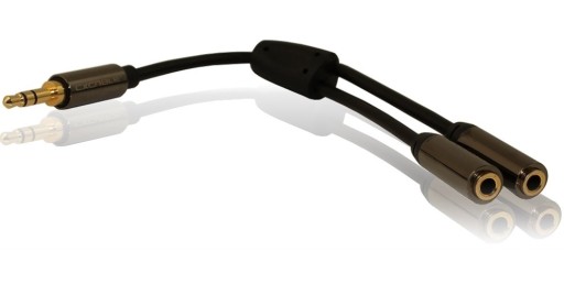 ADAPTÉR JACK rozdvojka 3,5mm 2 xJack HQ CX AA202