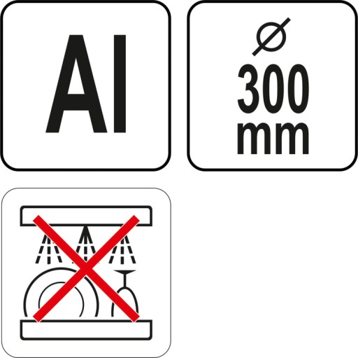 SIEŤOVANÁ FORMA NA PEČENIE PIZZY 30CM 300MM YATO