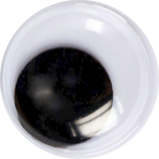 Pohyblivé oči, samolepiace ozdobné oči, ozdobné kreatívne, 30 ks 10 mm