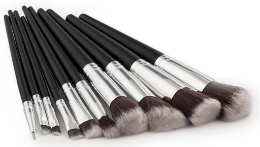 ŠTETCE NA MAKEUP sada 10 KVALITNÝCH! NOVÝ!