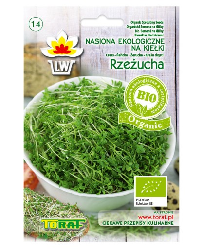 Semená klíčkov CRESS Toraf 20g EKOLOGICKÉ BIO