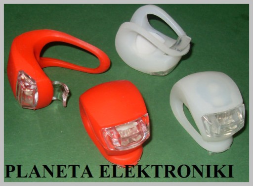 BIKE OSVETLENIE SILIKÓNOVÉ LAMPY 2 ks (2836)