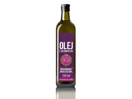 Olej z ostropestreca mariánskeho 250ml sklo