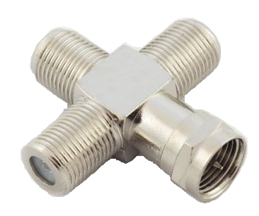 ŠTVRŤROVÝ rozdeľovač F 1 PLUG - 3 ZÁSUVKY fv(1226)