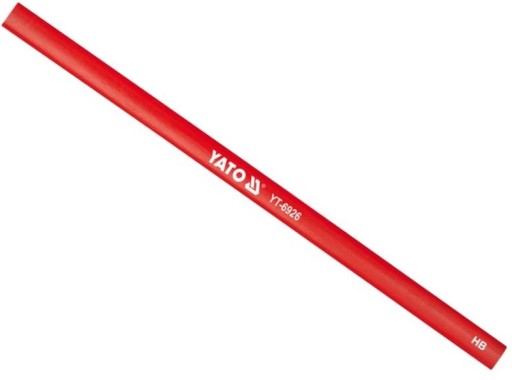 Tesárska ceruzka, červená HB YATO YT-6926