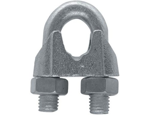 10 MM SVORKA POZINKOVANEHO LANA, LUKA TYP U 1S