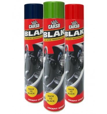 CARSO BLAK LEŠTIACI KOKPIT SPREJ 750ML