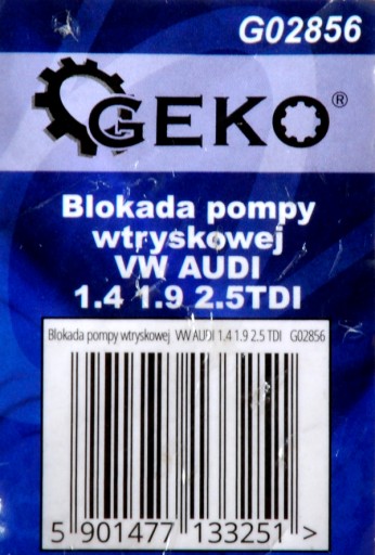 Zámok vstrekovacieho čerpadla VW AUDI 1,4 1,9 2,5 TDI